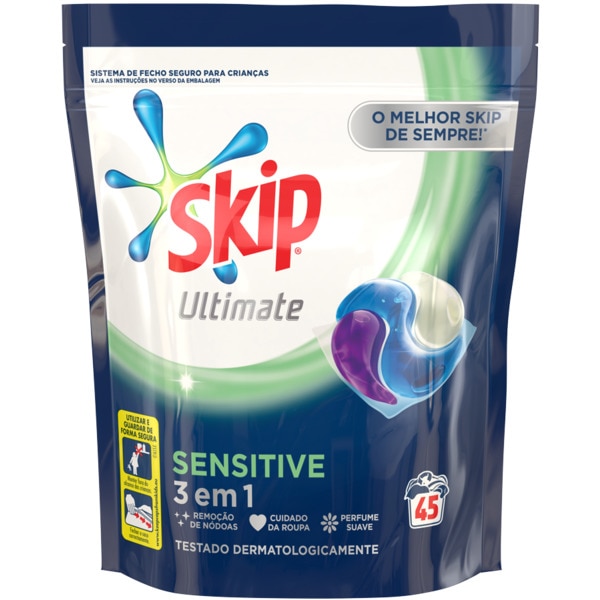 Comprar Detergente para a Máquina da Roupa Sensitive 3 em 1 embalagem