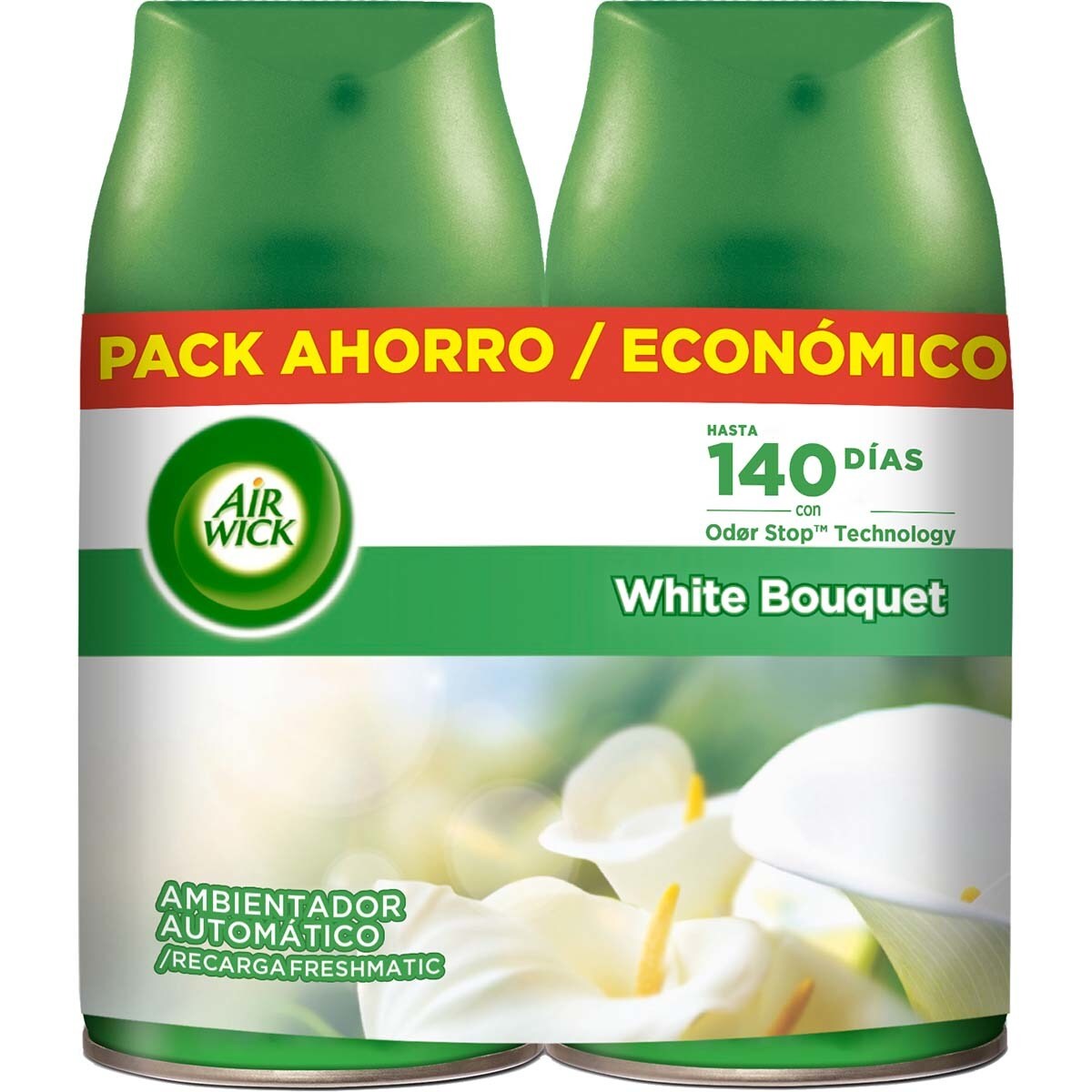 Ambientador automático White Bouquet recambio 2 unidades 250 ml AIR