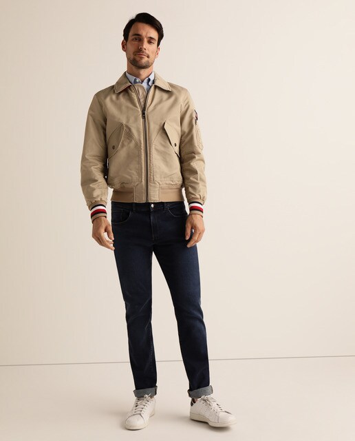 tommy hilfiger beige jacket