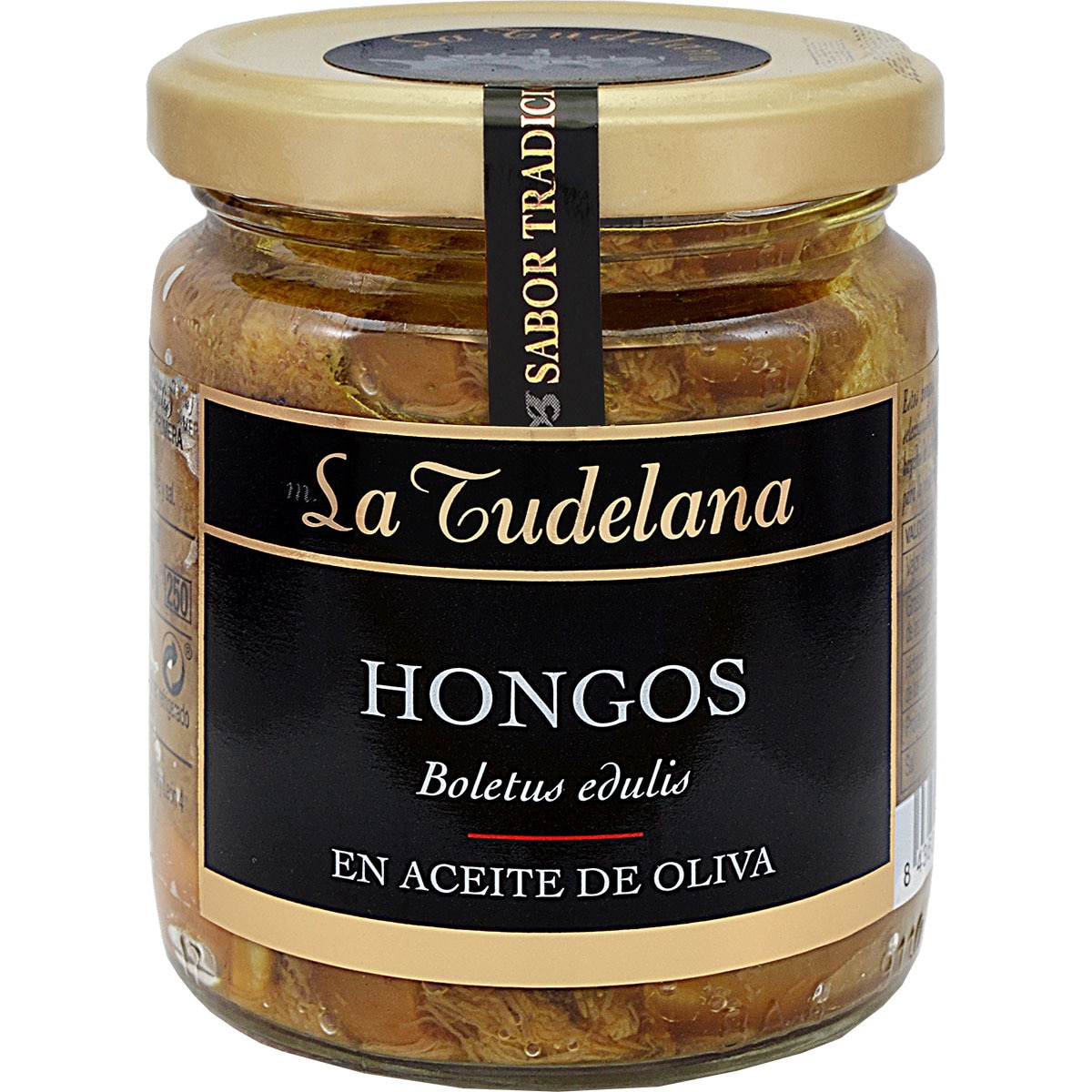 Hongos Boletus Edulis En Aceite De Oliva Frasco 200 G LA TUDELANA