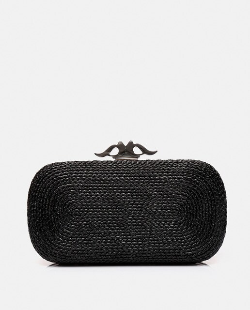 Abbacino black plaited evening clutch with long detachable strap · Women's  fashion · El Corte Inglés