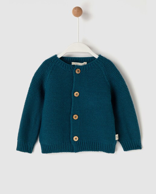 boys blue cardigan