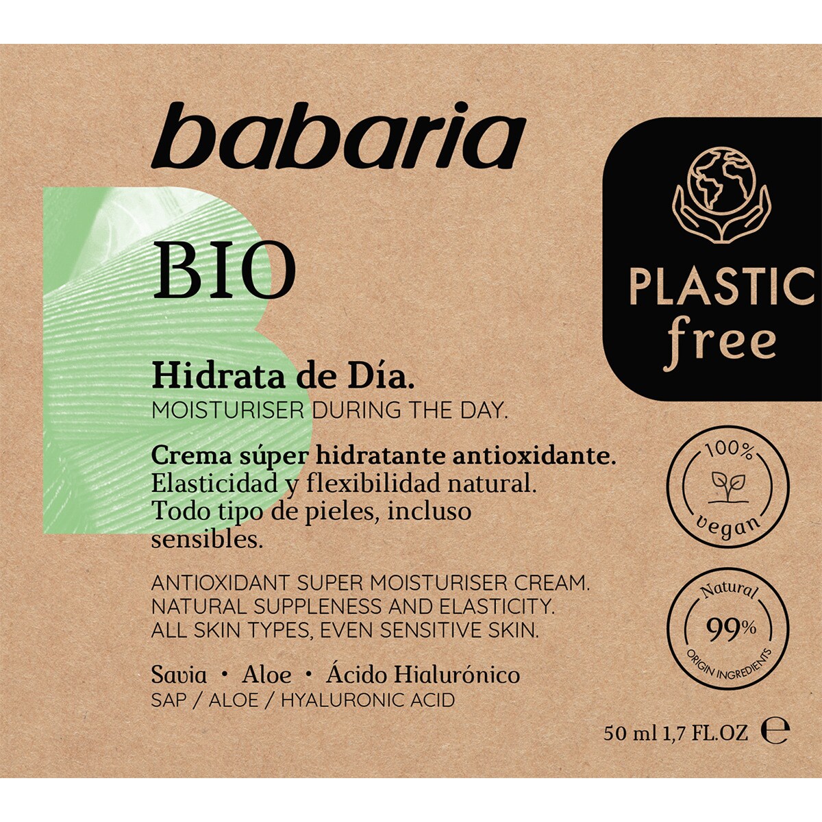 Bio Crema Hidratante De D A Con Savia Aloe Y Cido Hialur Nico Tarro