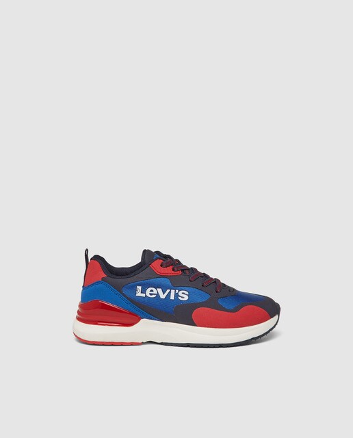 levi's flatform lace up trainer