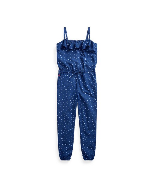 indigo denim jumpsuit