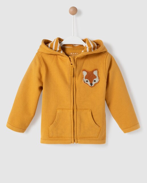 boys mustard hoodie