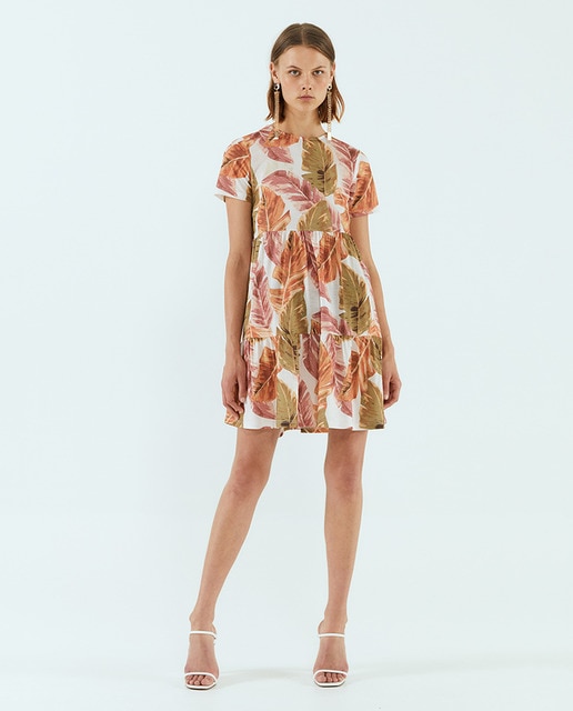 short tropical dress