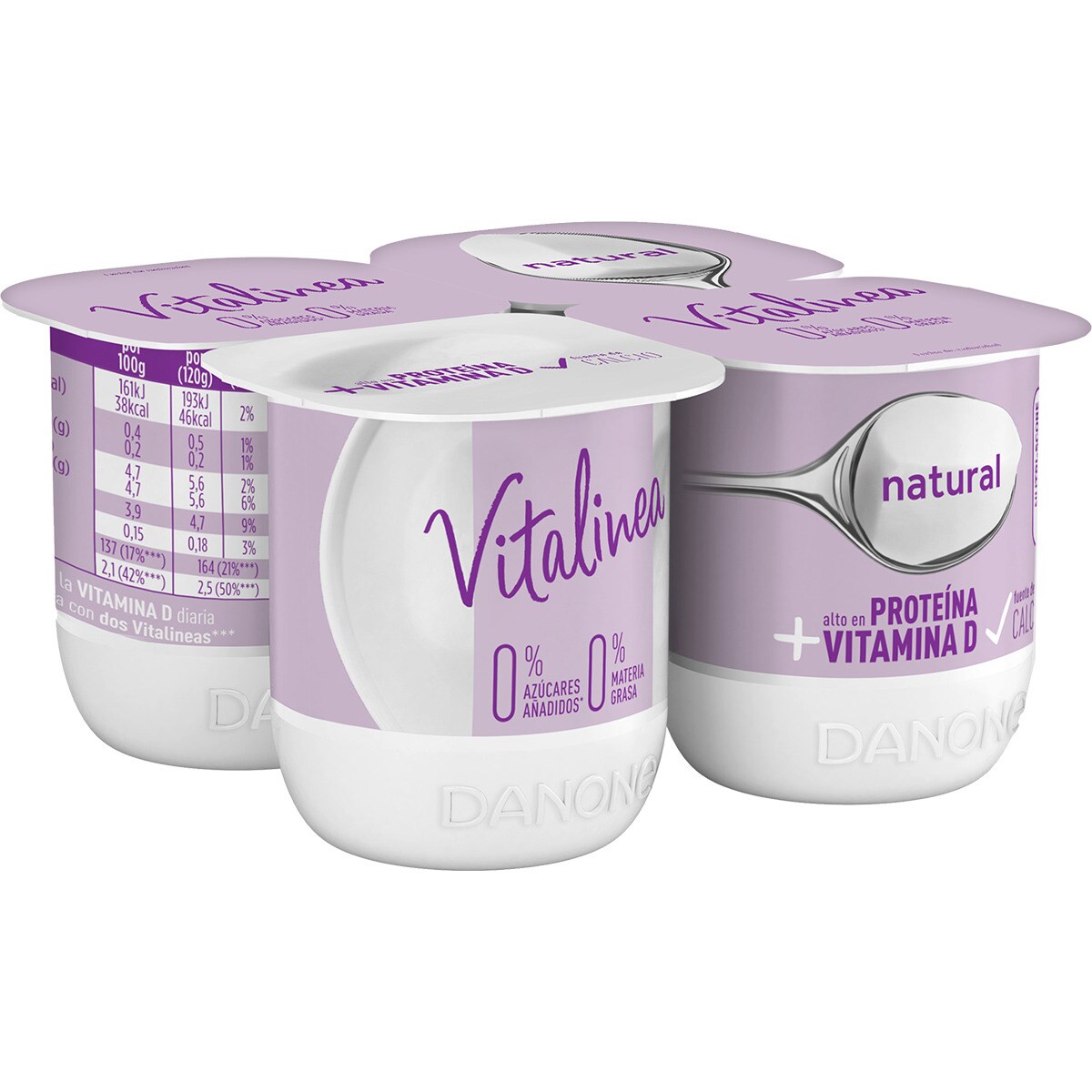 Comprar Yogur Natural Desnatado M G Az Cares A Adidos Pack