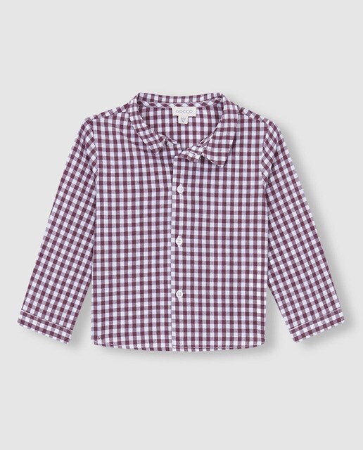 baby boy gingham shirt