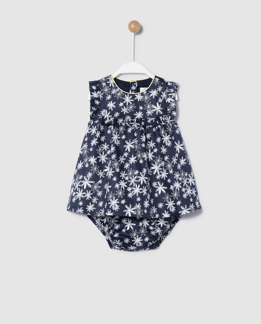 infant navy blue dress