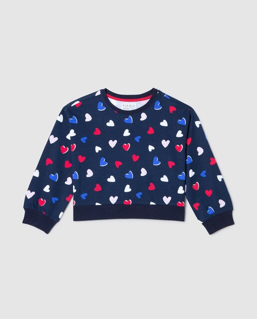 girls navy blue sweatshirt