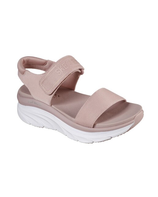 skechers pink sandals