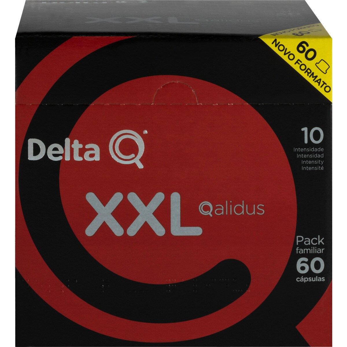 Comprar Café XXL Qalidus Intensidade 10 embalagem 60 cápsulas Delta Q