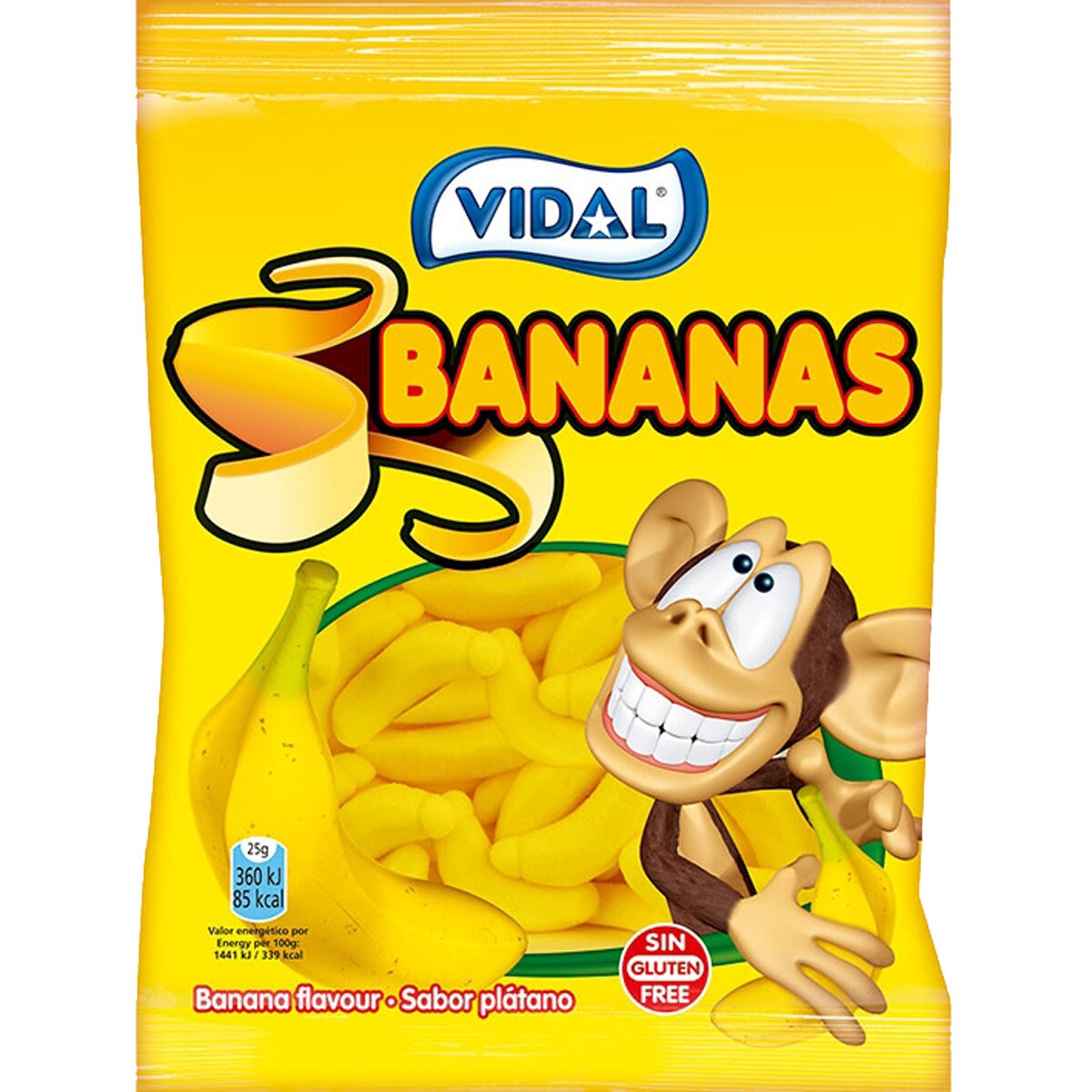 Gomas Bananas Embalagem G Vidal Supermercado El Corte Ingl S