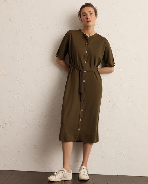 mango bow soft dress