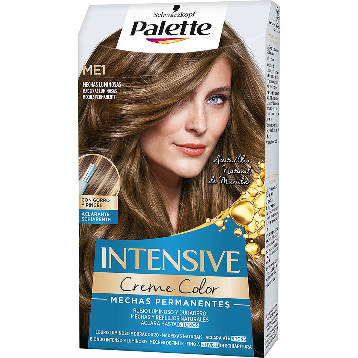 Tinte Intensive Creme Color Mechas Luminosas Caja 1 Unidad Rubio