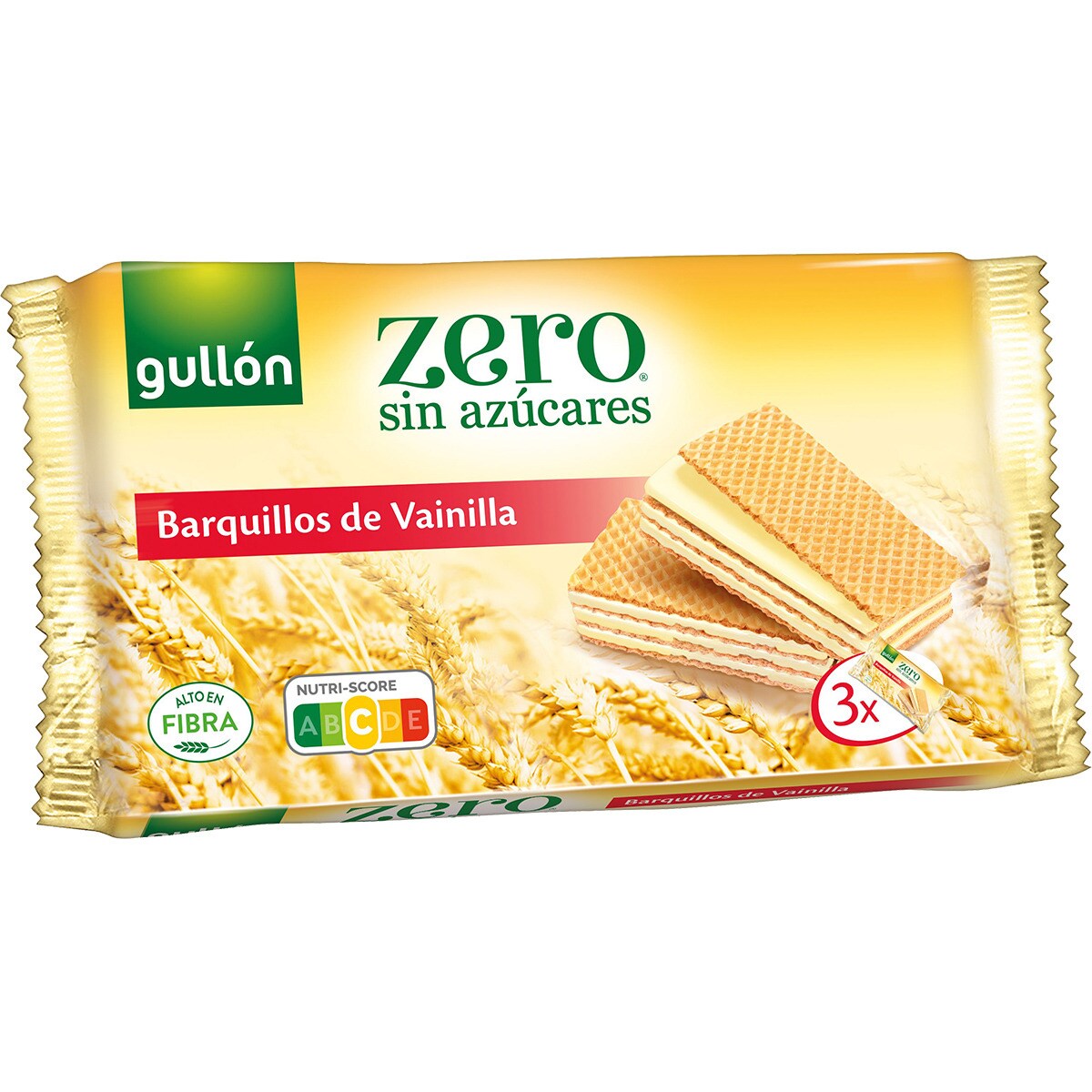 Comprar Zero barquillos de vainilla sin azúcares paquete 180 g GULLON