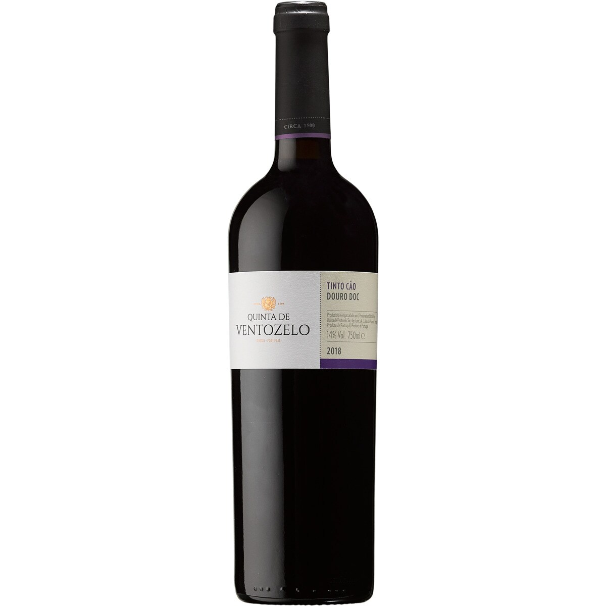 Vinho Tinto do Douro DOC Tinto Cão garrafa 75 cl Quinta de Ventozelo