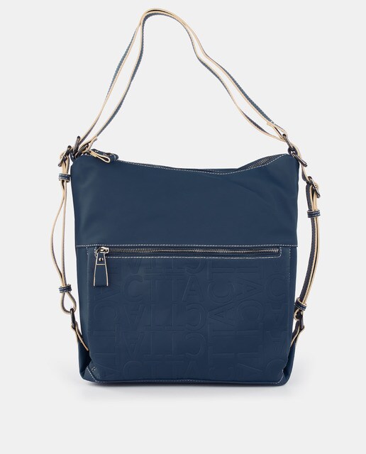 Caminatta navy blue convertible hobo bag/backpack · Women's fashion · El  Corte Inglés