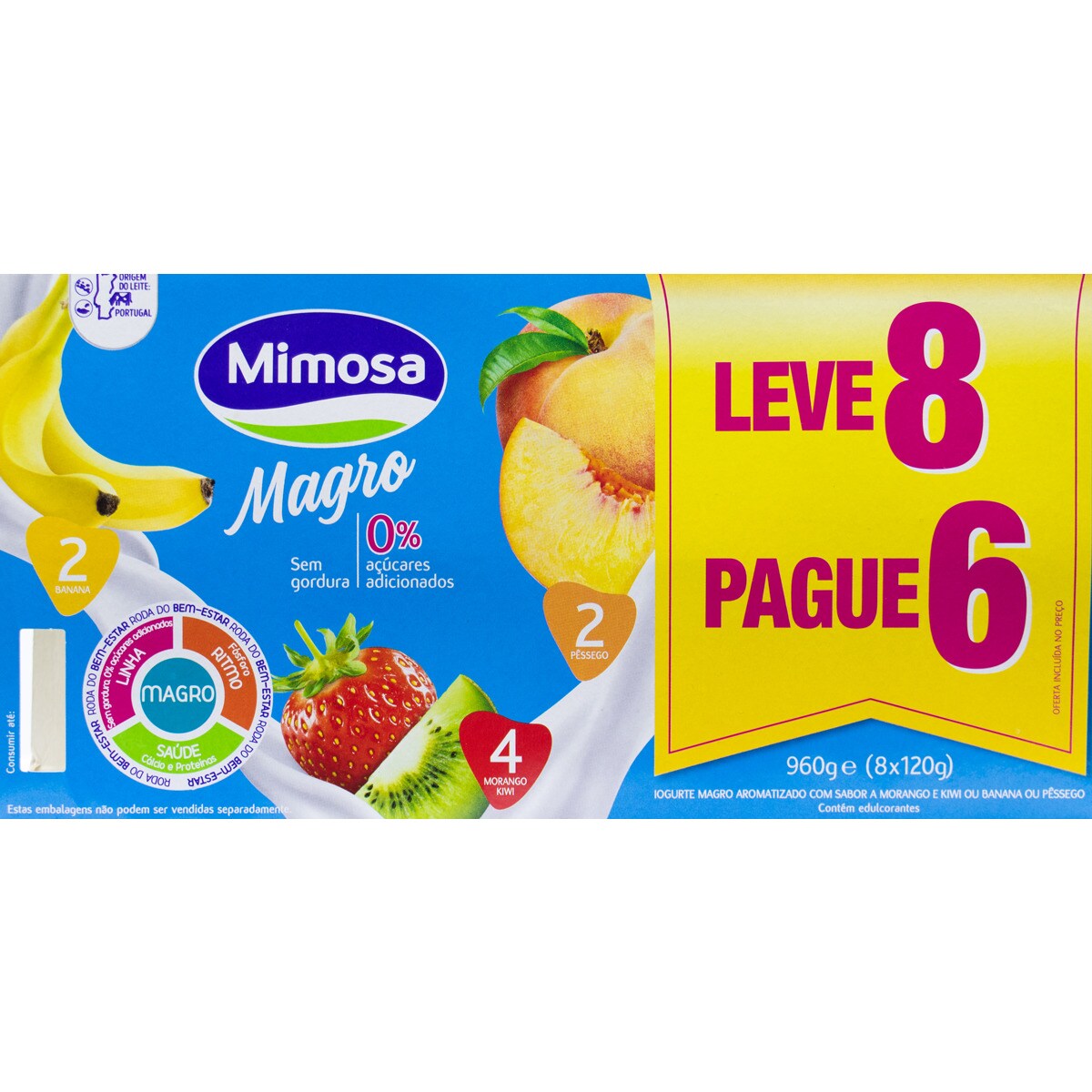 Comprar Iogurte Aroma Magro A Morango A Banana E A P Ssego