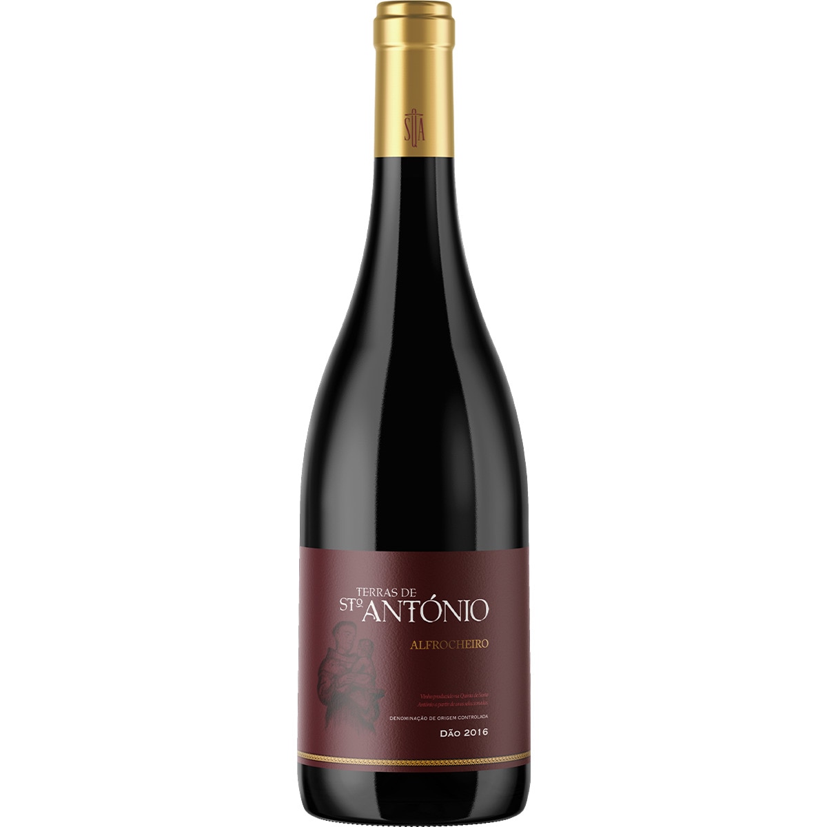 Vinho Tinto Do D O Alfrocheiro Garrafa Cl Terras De Santo Ant Nio