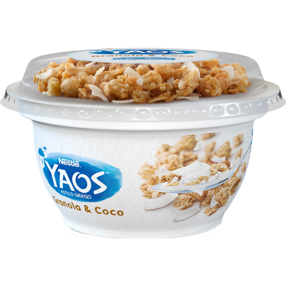 Comprar Iogurte Grego Granola e Coco embalagem 115 g Nestlé Yaos