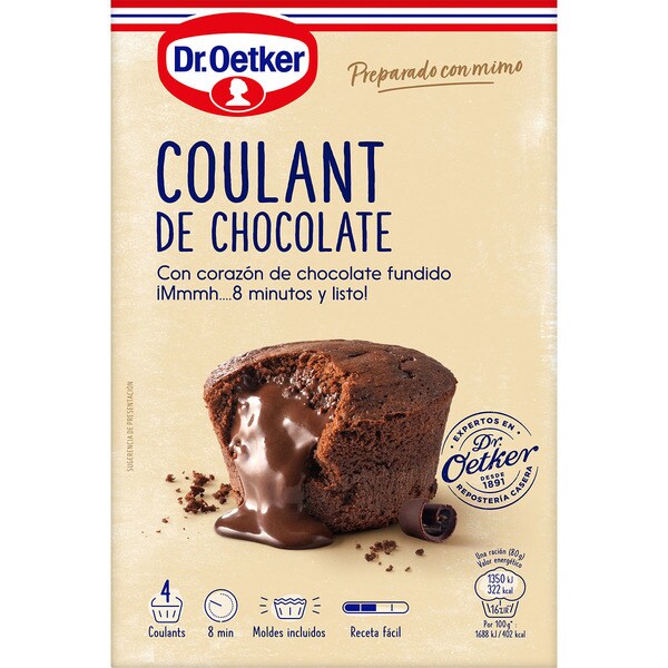 Comprar Preparado Para Coulant De Chocolate Unidades Moldes Incluidos