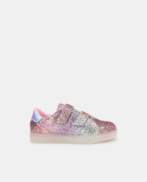 glitter light up trainers