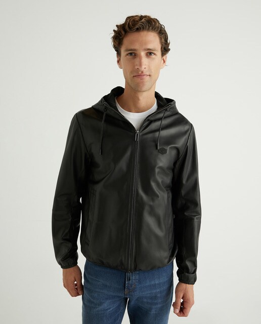 emporio fashion leather jacket