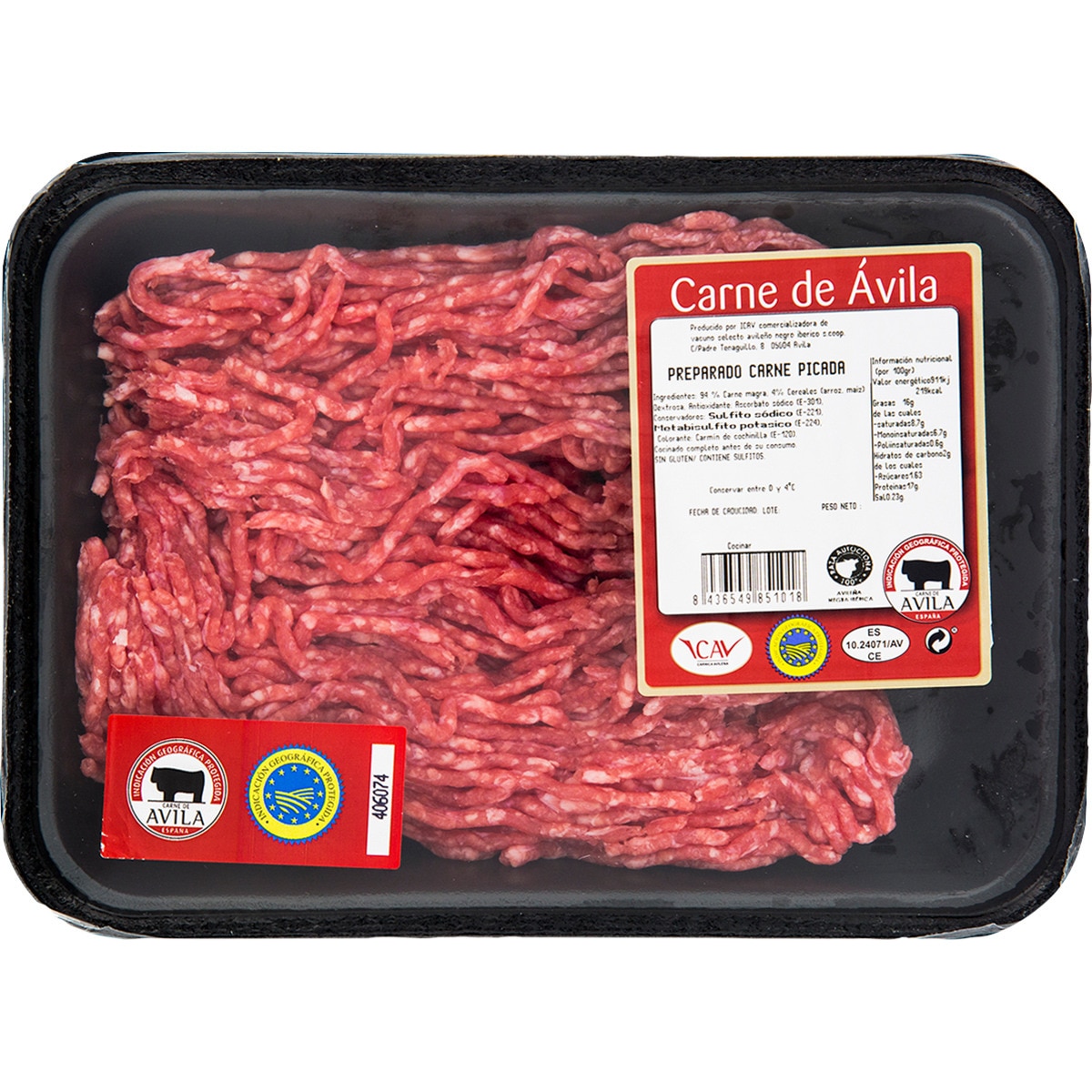 Comprar Preparado burger meat de añojo IGP Carne de Ávila bandeja 400 g