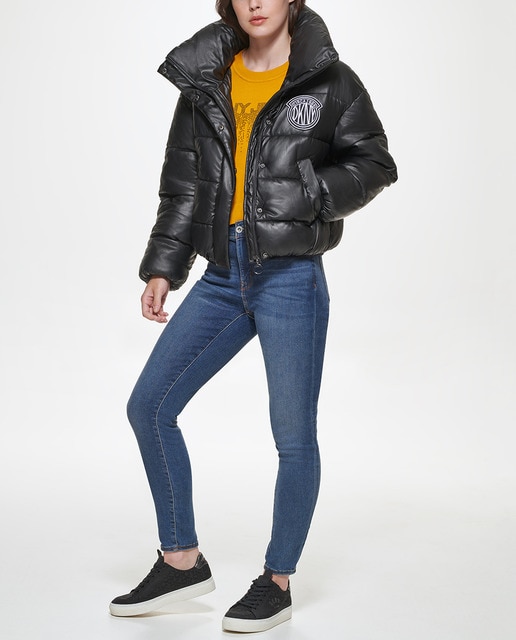 dkny short puffer jacket