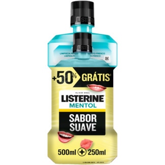 Elixir Mentol Sabor Suave Embalagem Ml Listerine Supermercado