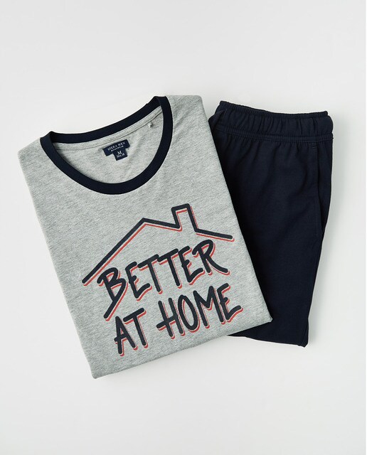 Men's long grey jersey pyjamas · Men's fashion · El Corte Inglés