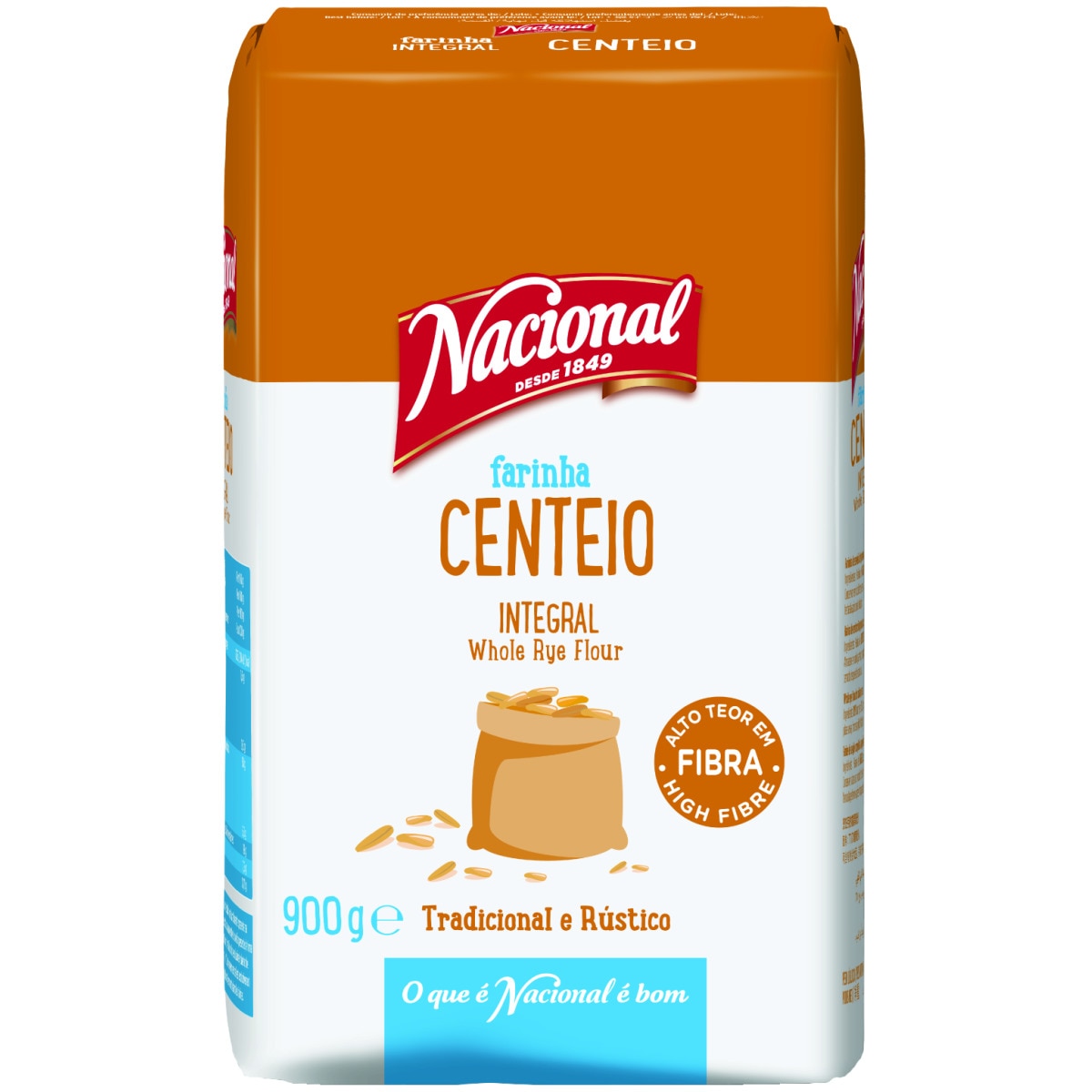 Farinha De Centeio Integral Embalagem 900 G Nacional Supermercado