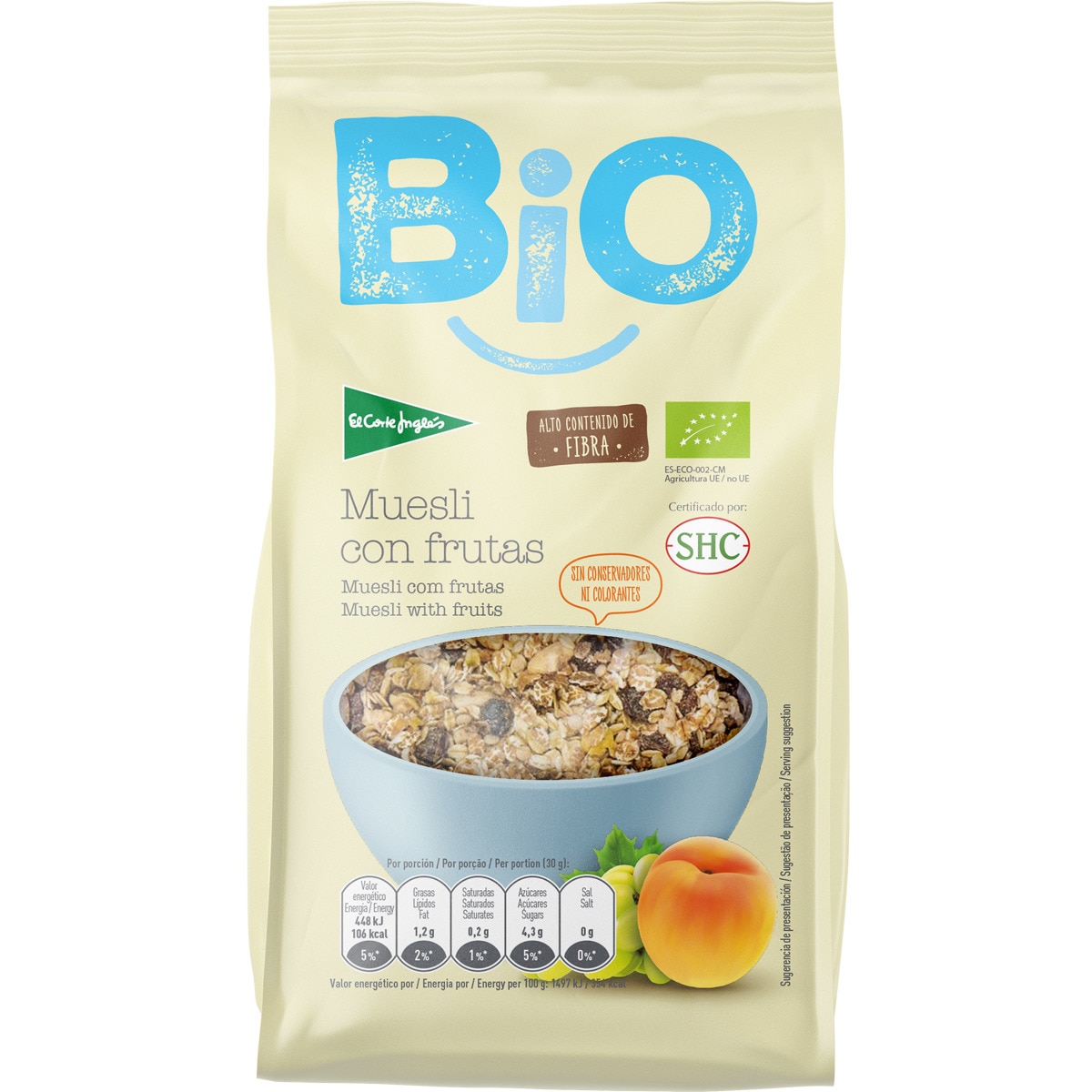 Muesli Con Frutas Ecol Gico Bolsa G El Corte Ingles Bio