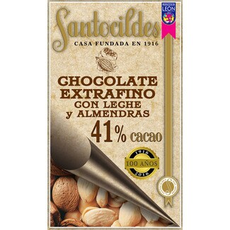 Comprar Chocolate Extrafino Con Leche Y Almendras Tableta 200 G