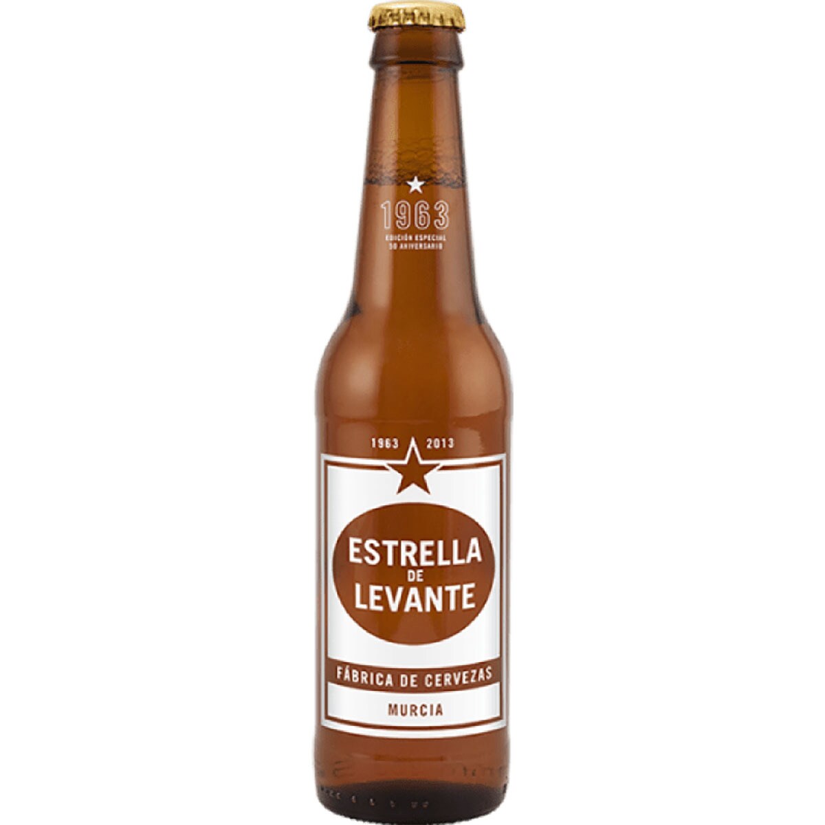 Cerveza Rubia Especial Aniversario Botella Cl Estrella Levante