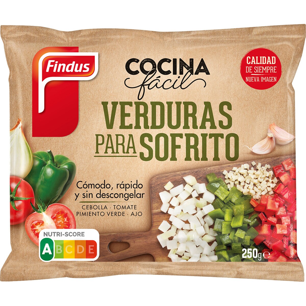 Verduras Para Sofrito Natural Bolsa G Findus Cocina Facil