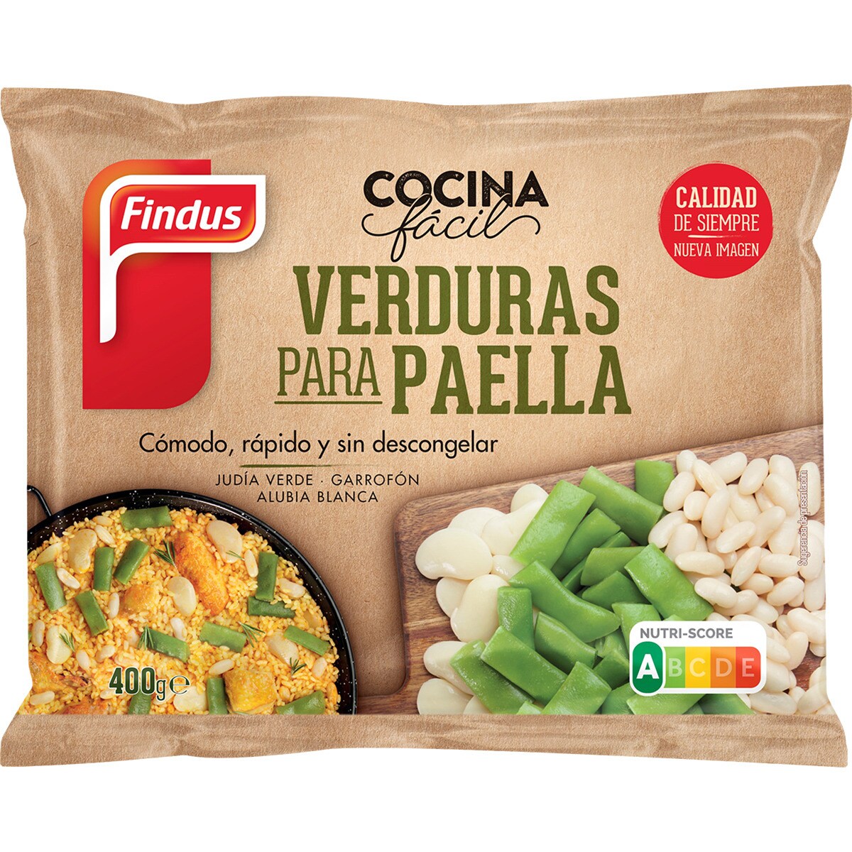 Comprar Verdura Para Paella Bolsa 400 G FINDUS COCINA FACIL