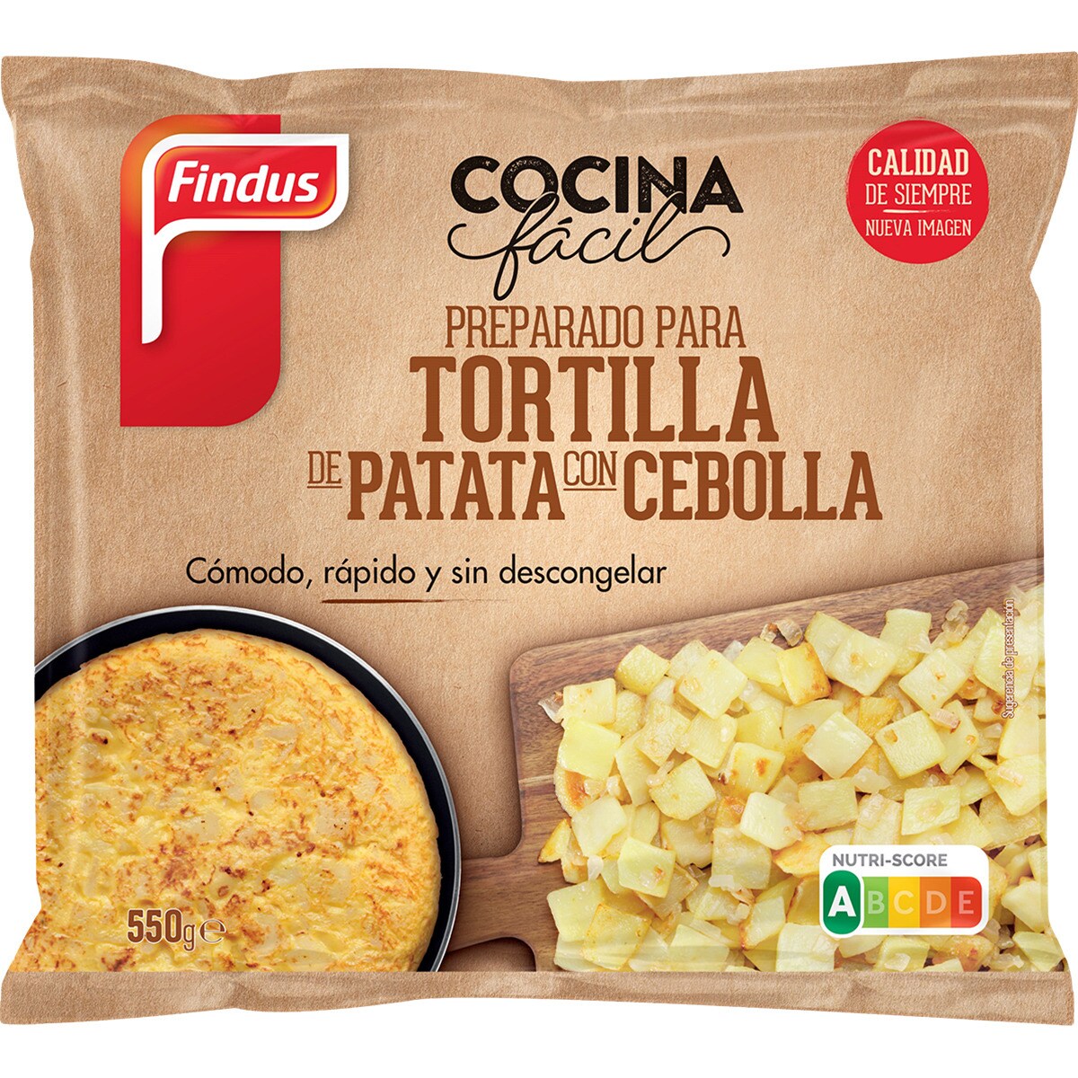 Preparado Para Tortilla De Patata Con Cebolla Envase G Findus