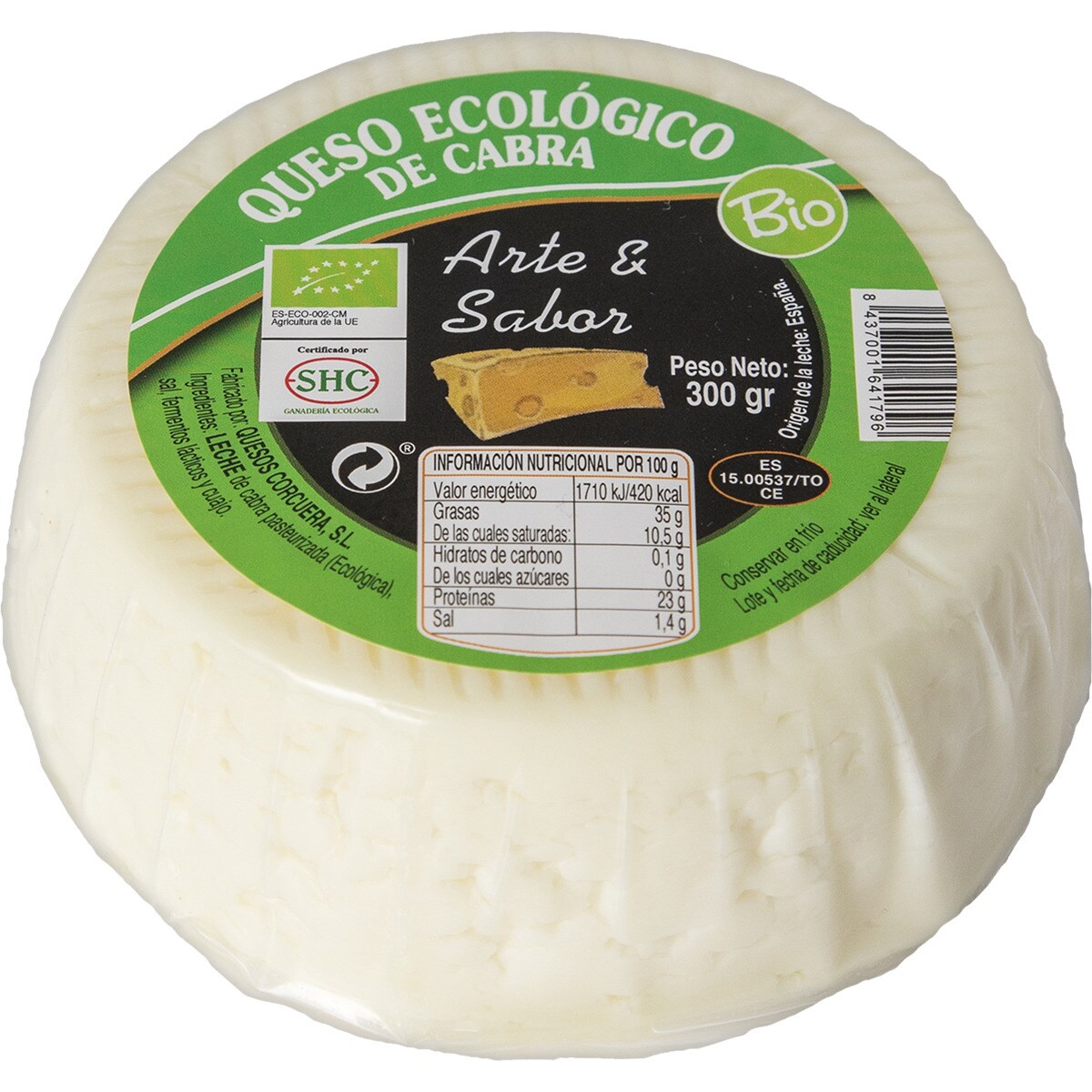 Queso De Cabra Tierno Elaborado Con Leche Pasteurizada Ecol Gico Pieza