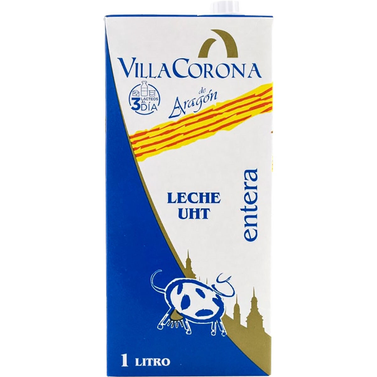 Leche Entera Uht Brik L Villacorona Supermercado El Corte Ingl S