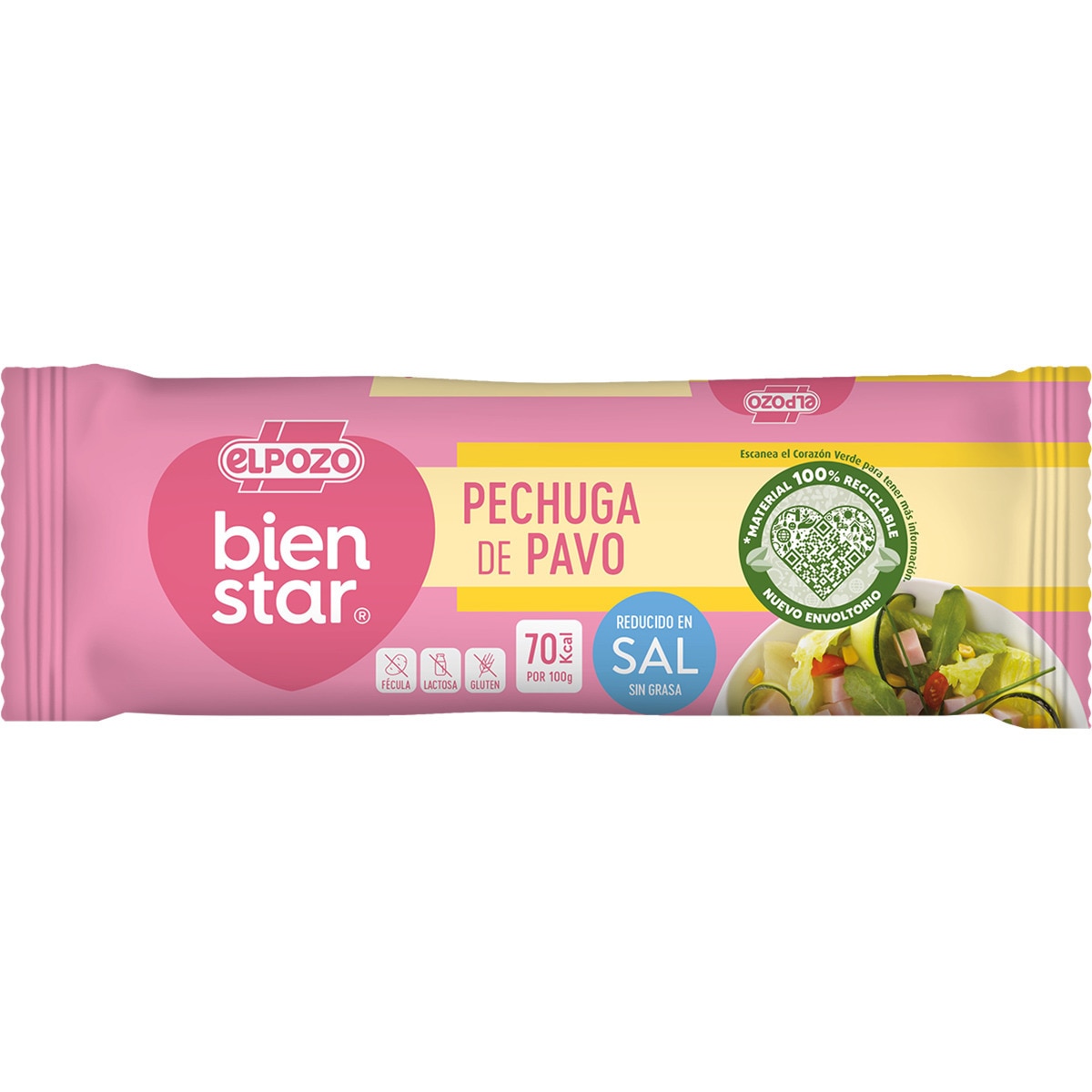 BienStar Pechuga De Pavo Mini Sin Grasa Reducido En Sal Sin Gluten Sin