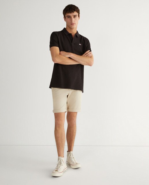 Men's knee-length chino Bermuda shorts 