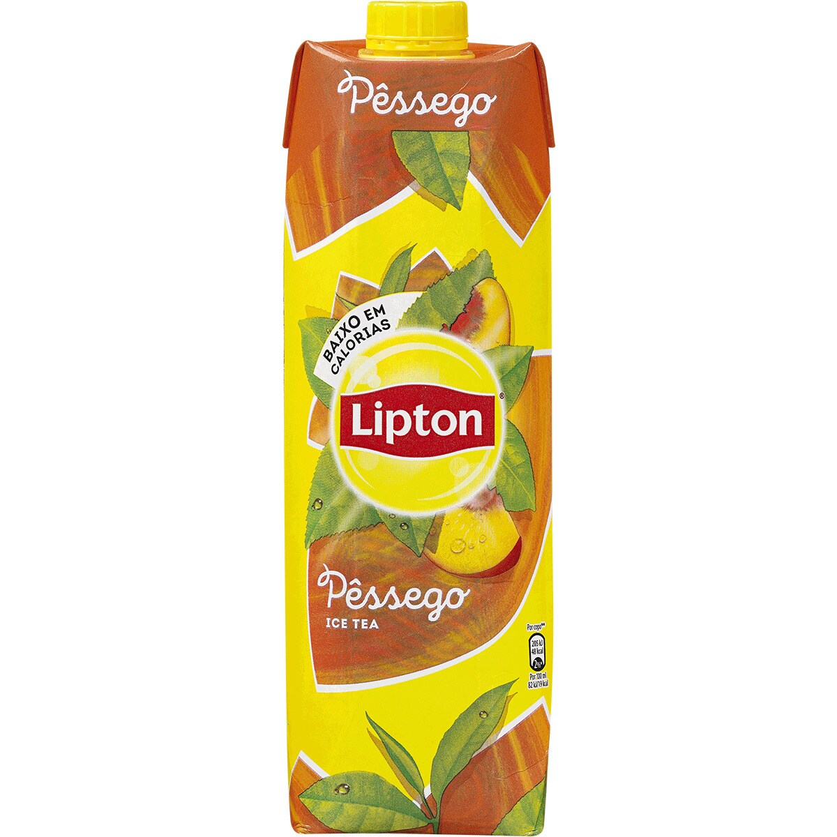 De Pêssego embalagem 1 L Lipton Ice Tea Supermercado El Corte