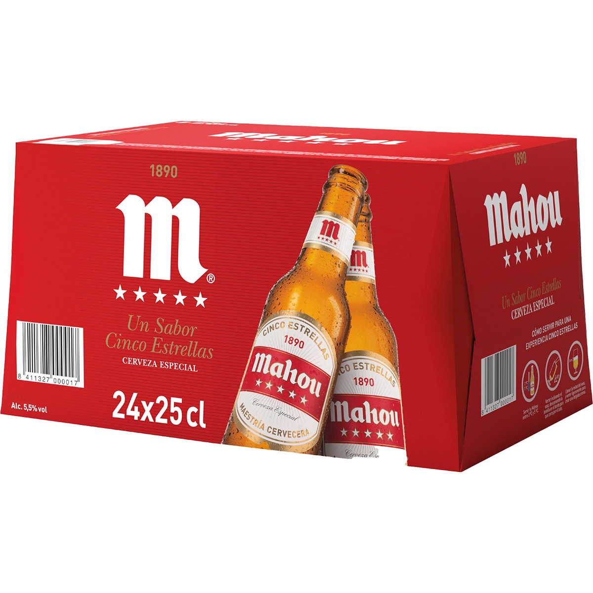 Comprar Cerveza Rubia Especial Pack Botellas Cl Mahou