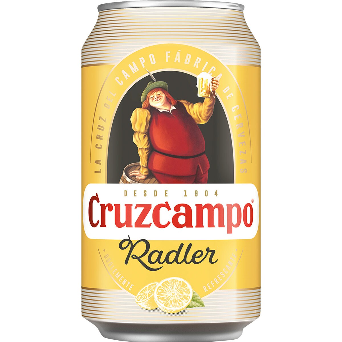 Comprar Radler cerveza rubia con zumo natural de limón lata 33 cl