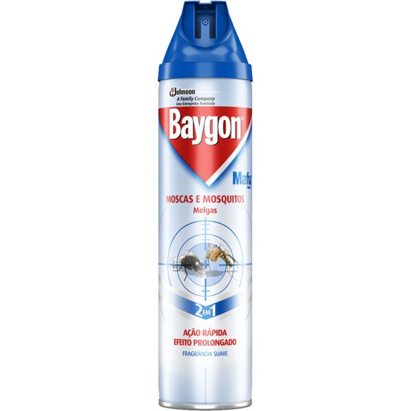 Insecticida Para Moscas Mosquitos E Melgas Spray 400 Ml Baygon