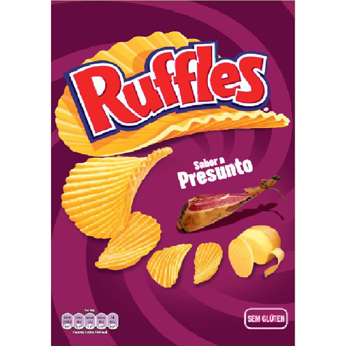 Batatas Fritas Sabor Presunto Embalagem G Ruffles Supermercado