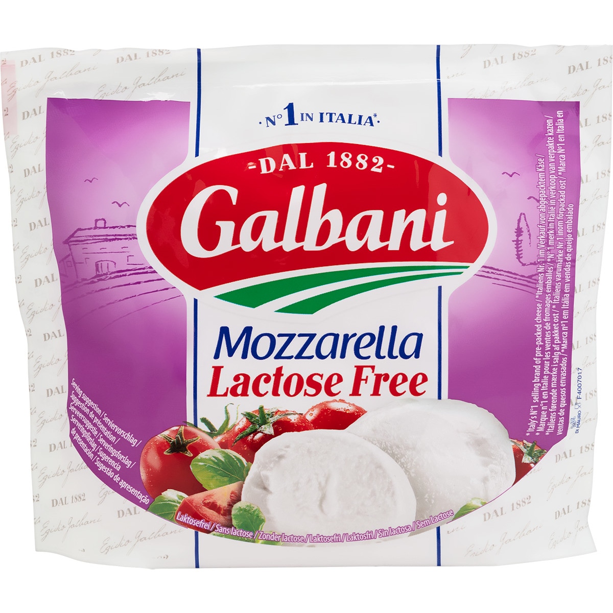 Queijo Mozzarella Sem Lactose Embalagem 100 G Galbani Supermercado